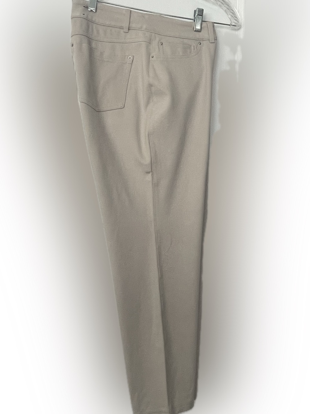 INC International Concepts Taupe Straight-Leg Pants